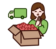 本物の商品を発送する
