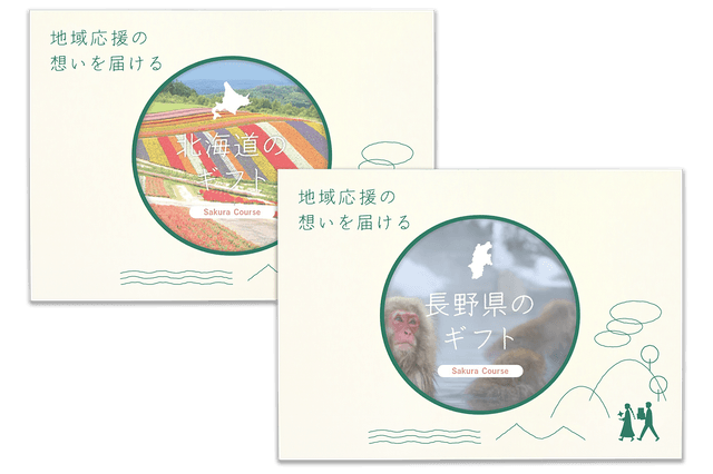地域別のギフトカタログ