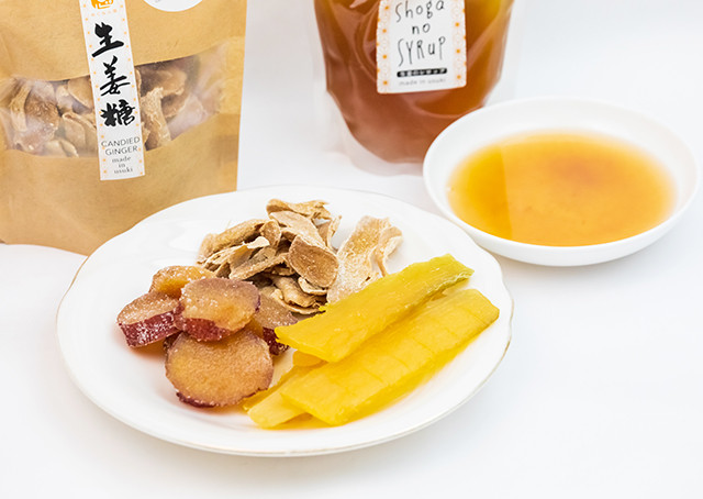 臼杵産紅はるかと生姜のお茶請けセット 2