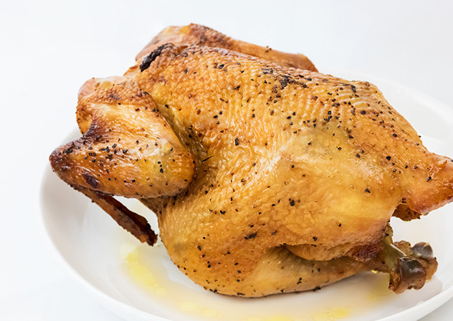 【ふじ】川俣シャモの丸焼き 2