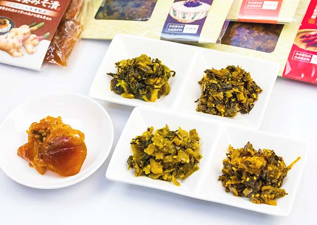 長崎産若生姜と彩りたかな 2