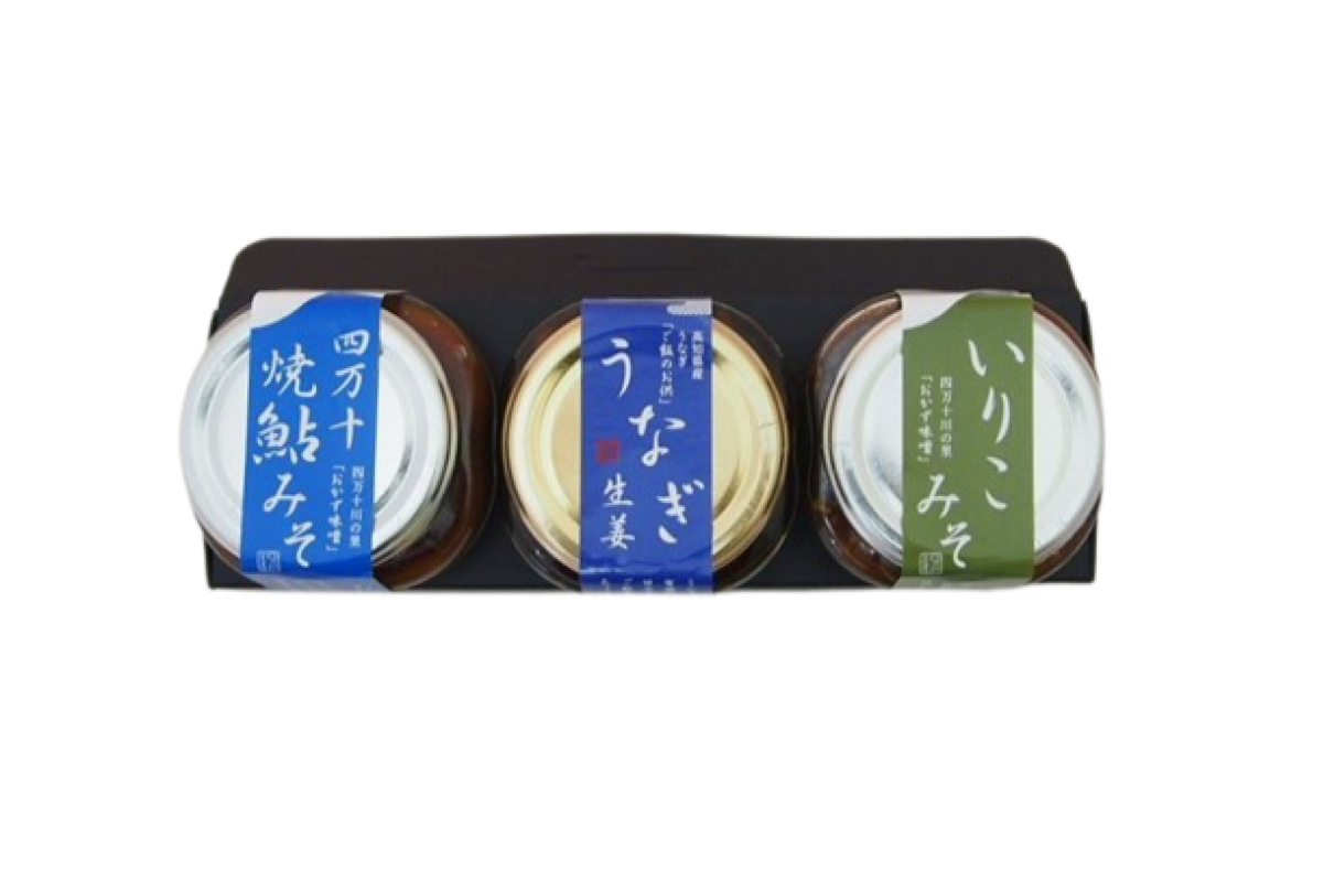 四万十味紀行 ご飯のお供3種