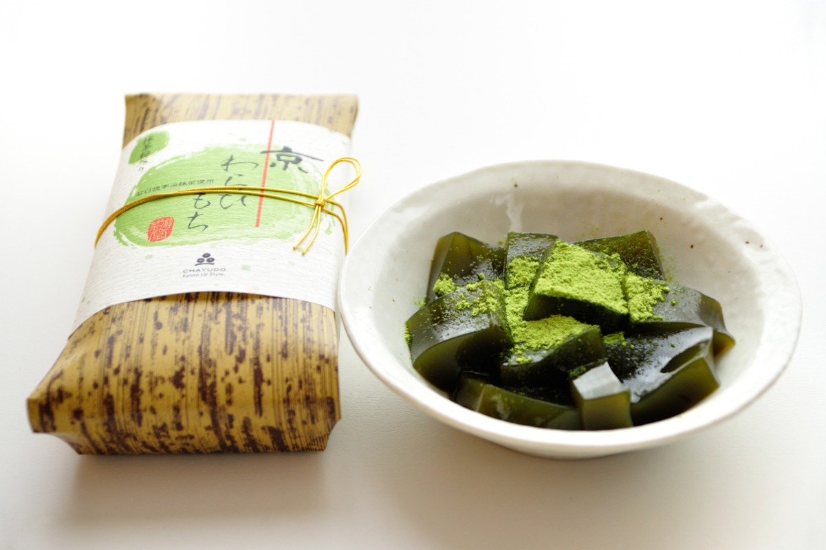 京わらびもち(宇治抹茶きな粉で味わう抹茶わらび) 2