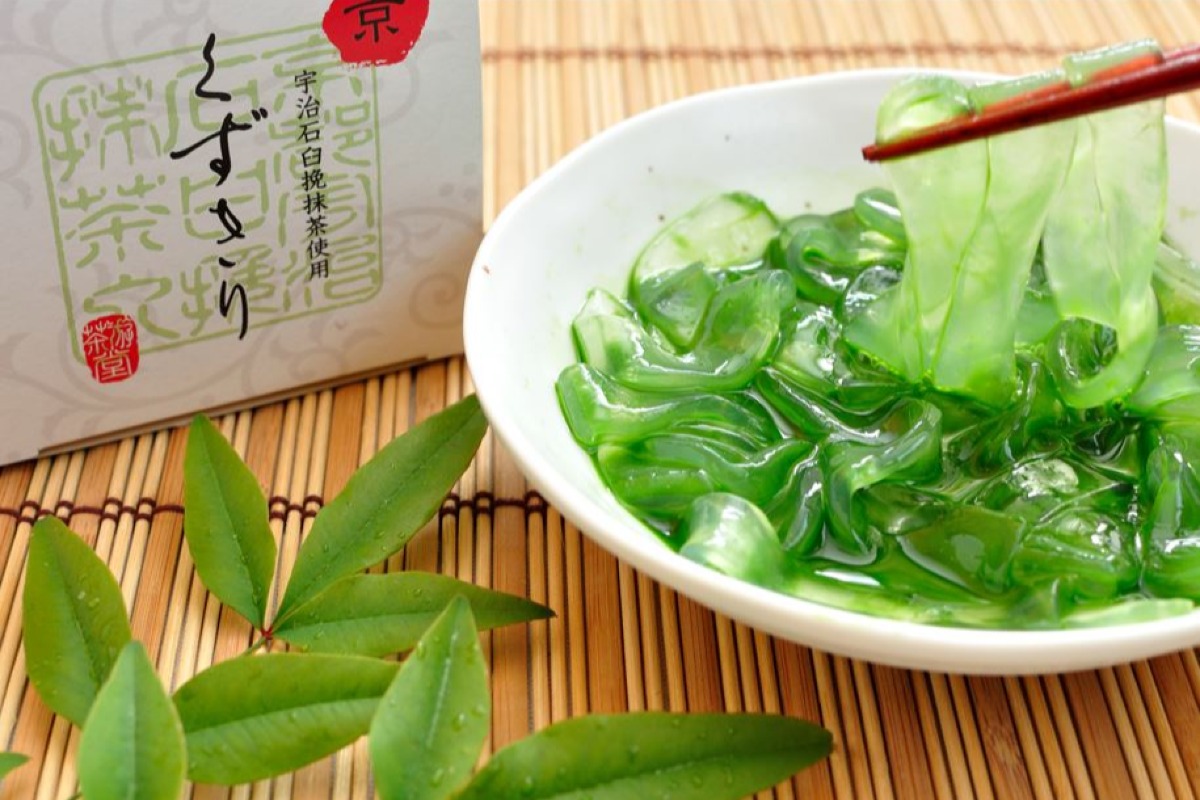 京くずきり(宇治抹茶蜜くずきり)2人前