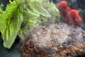 特選ブランド牛佐賀牛のハンバーグ４個セット、和ソース付き