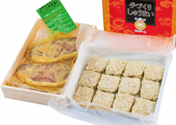 【わかたけ】手作りしゅうまいと豚ロース味噌漬け詰合せ