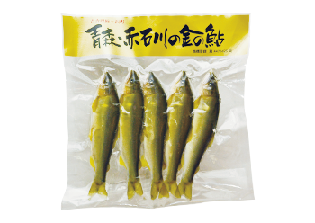青森・赤石川の金の鮎