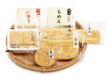 手造り豆腐と揚げ各種