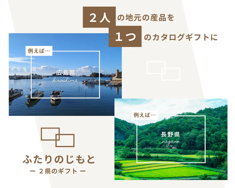 ふたりのじもと　-２県のギフト-